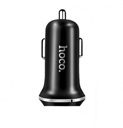 Купить АЗУ 2USB 2.1A для Lightning 8-pin Hoco Z1i Черный (iPhone)