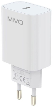 Купить Сетевое зарядное устройство Mivo MP-323T Quick Charger 20W Type-C