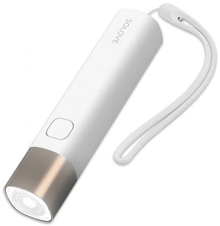 Купить Портативный фонарик Xiaomi Solove X3S Portable Flashlight Power Bank White