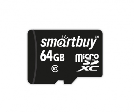 Купить Карта памяти SmartBuy 64GB microSDXC Class10 LE