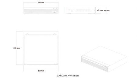 Купить Гибридный видеорегистратор CARCAM XVR1668
