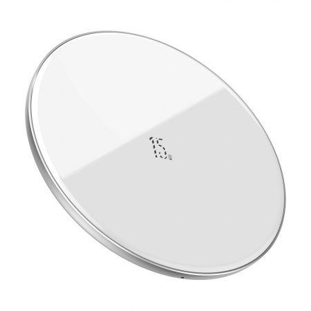 Купить Беспроводное зарядное устройство Baseus Simple Wireless Charger 15W White (WXJK-B02)