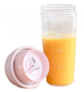 Купить Портативный блендер Xiaomi 17PIN Star Frut Bottle 400ml Pink