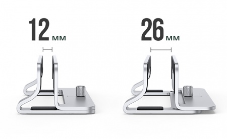Купить Подставка для ноутбука Ugreen LP258 Vertical Laptop Stand Silver