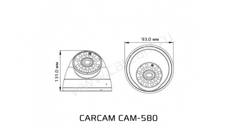 Купить Камера видеонаблюдения CARCAM CAM-580