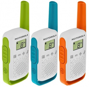Купить Комплект раций Motorola Talkabout T42 Triple зеленый/голубой/оранжевый