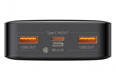 Купить Внешний аккумулятор Baseus Bipow Digital Display 20000mAh 20W Black (PPDML-M01)