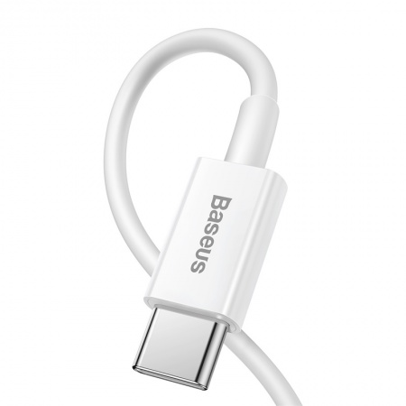 Купить Кабель Baseus Superior Series Fast Charging, Type-C - Lightning, 20W, 1 м, White (CATLYS-A02)