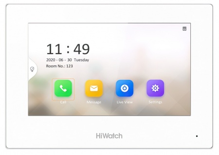 Купить IP видеодомофон HiWatch DS-D100IMWF