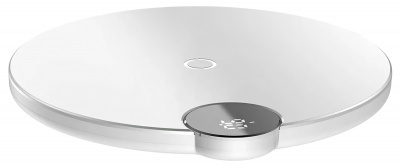 Купить Беспроводное зарядное устройство  Baseus Digtal LED Display Wireless Charger, White (WXSX-02)