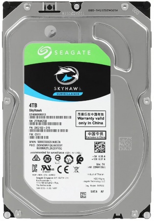 Купить Жесткий диск Seagate Skyhawk ST4000VX013, 4ТБ, HDD, SATA III, 3.5"