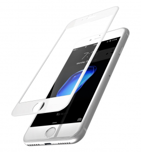 Купить Защитное стекло для iPhone 7 Plus / 8 Plus 5D 0.3mm без упаковки белый