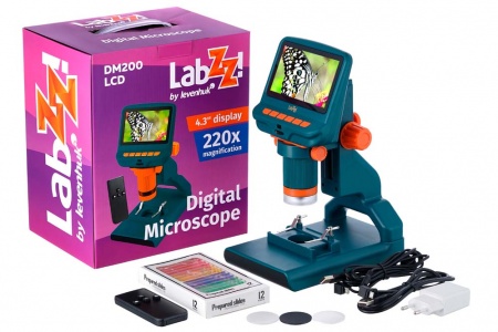 Купить Микроскоп цифровой Levenhuk LabZZ DM200 LCD