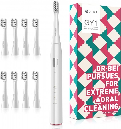 Купить Электрическая зубная щетка Xiaomi Dr.Bei Sonic Electric Toothbrush GY1 White (8 насадок)