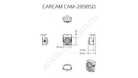 Купить IP камера видеонаблюдения CARCAM CAM-2898SD