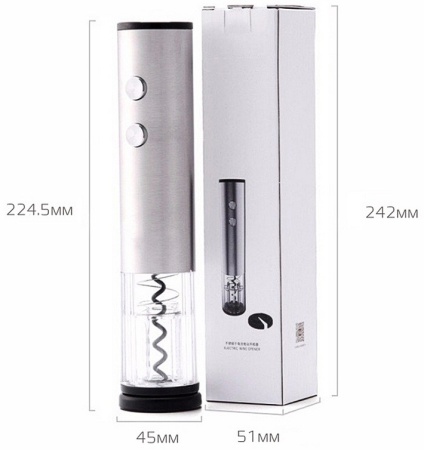 Купить Xiaomi Circle Joy Stainless Steel Battery Operated Electric Wine Opener (CJ-EKPQ01)