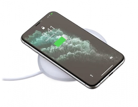 Купить Беспроводное зарядное устройство Baseus Jelly Wireless Charger 15W White (WXGD-02)