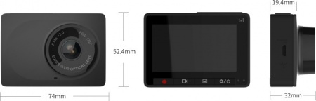 Купить Видеорегистратор Xiaomi (YI) Compact Dash Camera