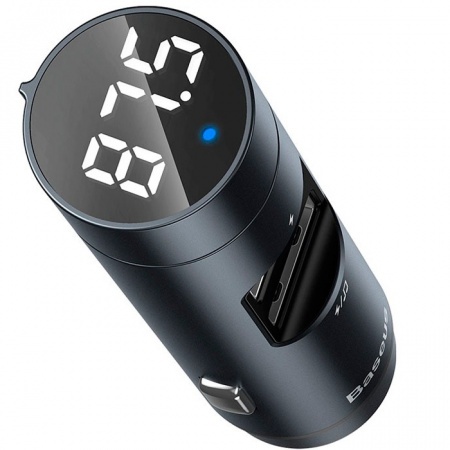 Купить Автомобильное ЗУ с FM-трансмиттером Baseus Energy Column Car Wireless MP3 (CCNLZ-0G)
