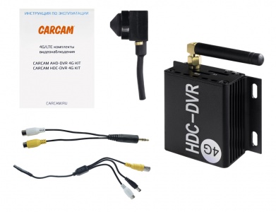 Купить Комплект видеонаблюдения 4G/LTE CARCAM HDC-DVR 4G KIT 10
