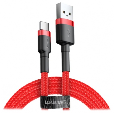 Купить Кабель Baseus Cafule Lightning 2m Red (CALKLF-C09)