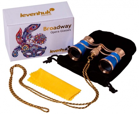 Купить Театральный бинокль с цепочкой Levenhuk Broadway 325C Blue Wave
