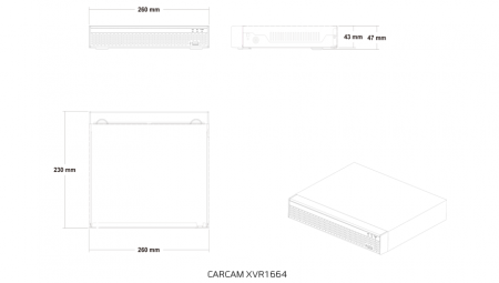 Купить Гибридный видеорегистратор CARCAM XVR1664