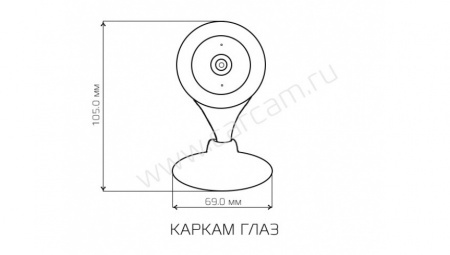 Купить WiFi камера КАРКАМ ГЛАЗ 