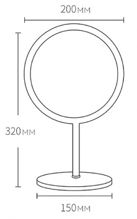 Купить Зеркало для макияжа Xiaomi Round Multi-Purpose White (NV532)