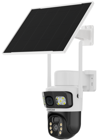 Купить CARCAM 4MP Solar Outdoor PTZ Triple View Camera V380BP8Pro-4G