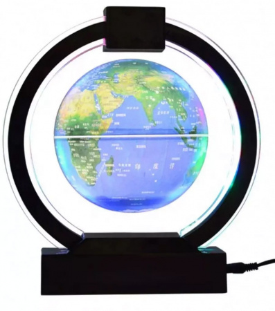 Купить Левитирующий глобус с подсветкой GLOBE Floating And Rotating In Midair Black
