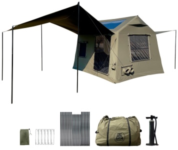 Купить Надувная палатка Tourus Inflatable Camping Tent 300×270×220cm Navy Green TS-IT07