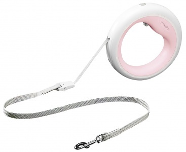 Купить Умный поводок для собак Xiaomi Moestar UFO Retractable Leash 2 Pink (3м) (MS0030002)