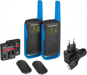 Купить Комплект раций Motorola Talkabout T62 синий/черный