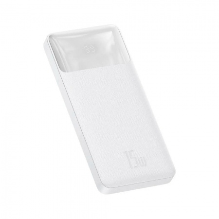 Купить Внешний аккумулятор Baseus Bipow Digital Display 10000mah 15W White (PPDML-I02)