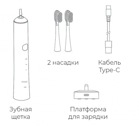 Купить Электрическа зубная щетка Xiaomi ShowSee White (D1-W)
