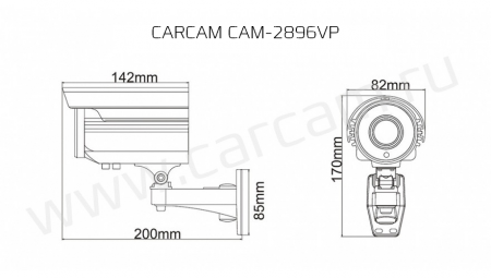 Купить IP камера видеонаблюдения CARCAM CAM-2896VP