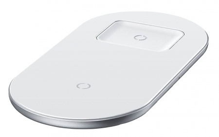 Купить Беспровоное ЗУ Xiaomi Baseus Simple 2 in 1 Wireless Charger белый