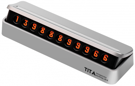 Купить Парковочная карта Xiaomi Classics TITA Temporary Parking Card Silver