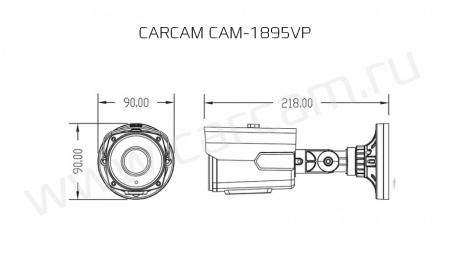 Купить IP камера видеонаблюдения CARCAM CAM-1895VP