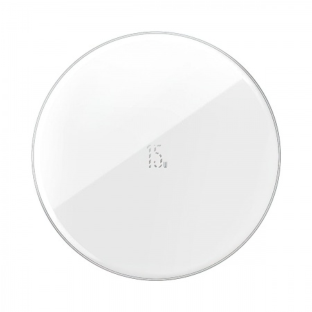 Купить Беспроводное зарядное устройство Baseus Simple Wireless Charger 15W White (WXJK-B02)