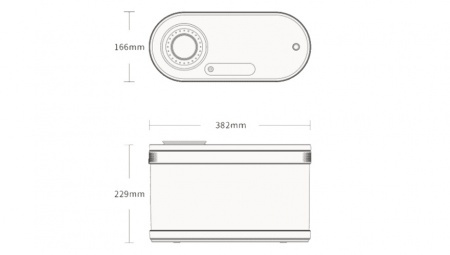 Купить Аква-ферма Xiaomi Descriptive Geometry Amphibious Fish Tank (HF-JHYGQC 001)  White