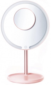 Купить Зеркало для макияжа Xiaomi Round Multi-Purpose Pink (NV532)