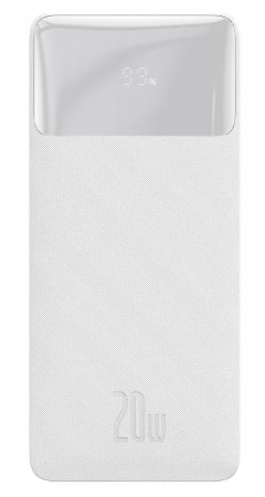 Купить Внешний аккумулятор Baseus Bipow Digital Display 30000mAh 20W White (PPDML-N02)