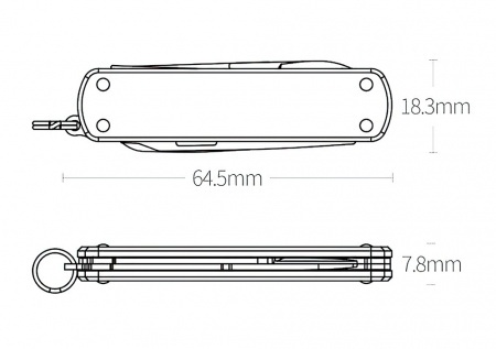 Купить Нож перочинный Xiaomi NexTool Multifunctional Knife Red (KT5026R/NE0142)