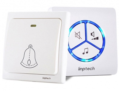 Купить Дверной звонок Xiaomi Linptech Self Powered Wireless Doorbell G1 