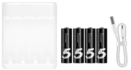 Купить Зарядное устройство Xiaomi ZMI PB401 AA/AAA Battery Charger White (4шт AA Z15)