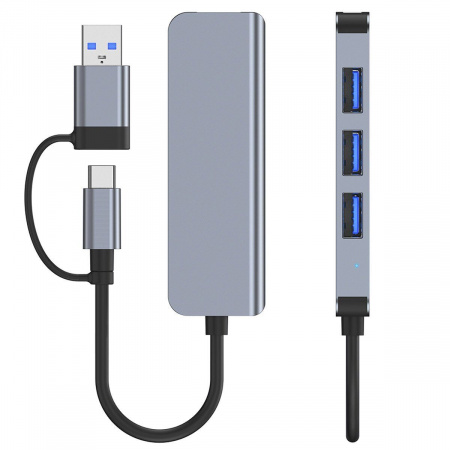 Купить Мультифункциональный разветвитель Mivo MH-4011 USB HUB 4 in 1 