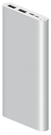 Купить Внешний аккумулятор Xiaomi Mi Power Bank 3 10000 mAh Silver (PLM13ZM)