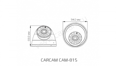 Купить Камера видеонаблюдения CARCAM CAM-815